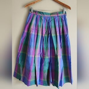 Colourful Plaid Skirt Size S